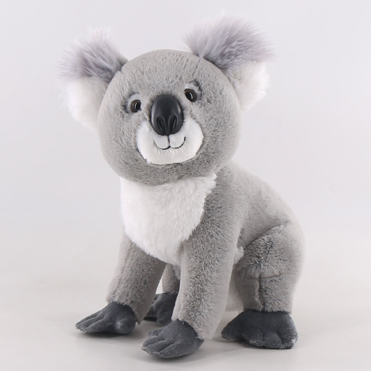  - peluche koala gris 30 cm 